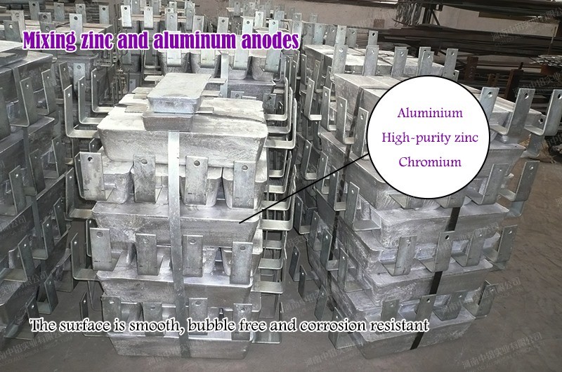 Mixing zinc and aluminum anodes