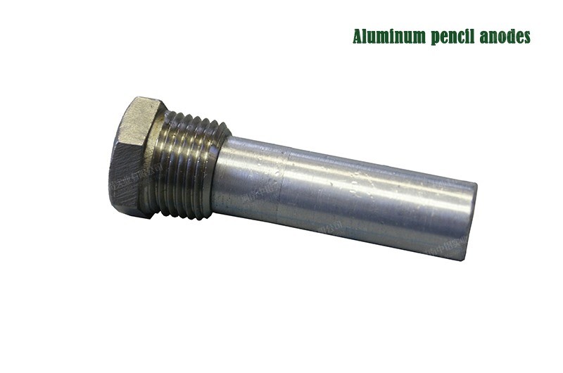 Aluminum pencil anodes