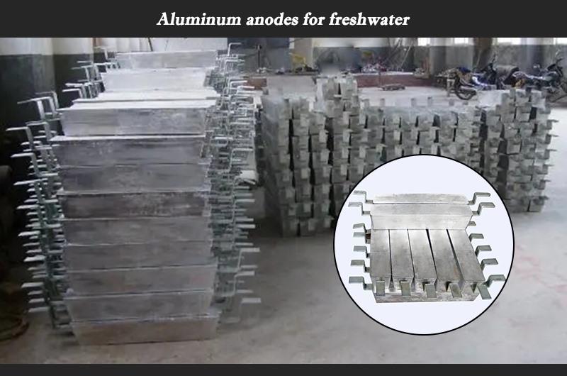 Aluminum anodes for freshwater